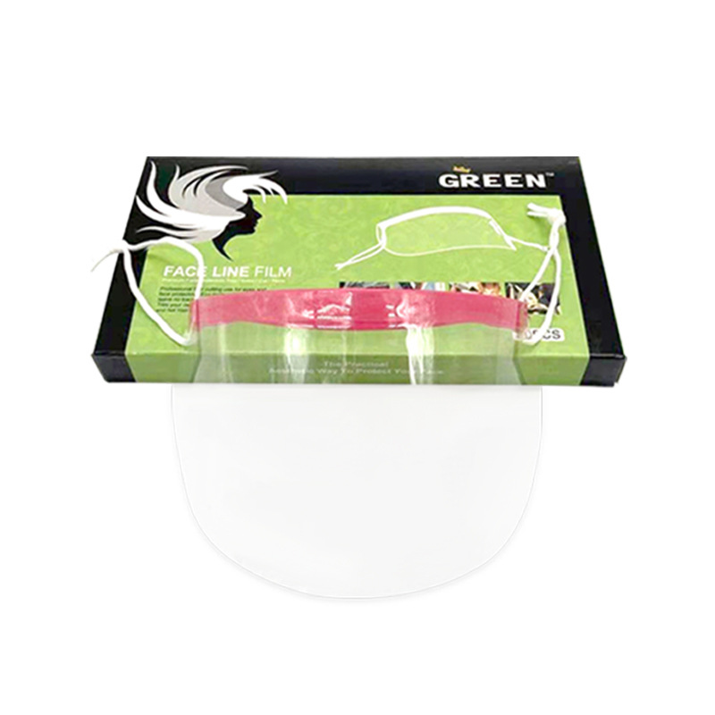 发廊防碎发焗油烫染剪发专用刘海贴一次性透明挡面罩美发刘海贴面