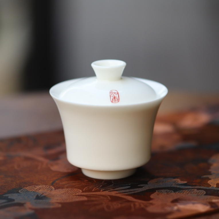 【香香严选】乌龙茶 岩茶 白茶 专用白瓷盖碗茶具