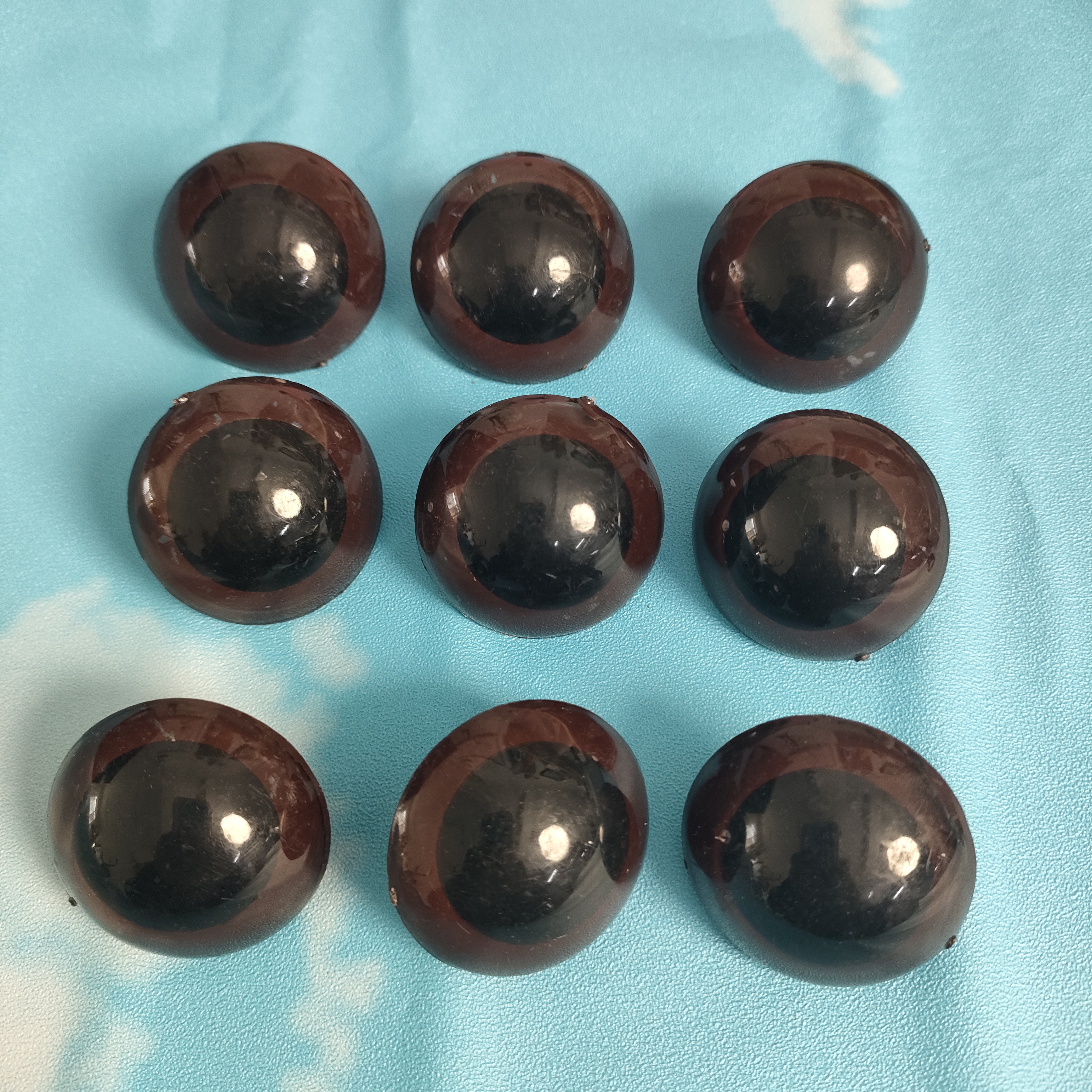 动物眼睛DIY鹿眼睛直径3.5cm装饰配件手工材料