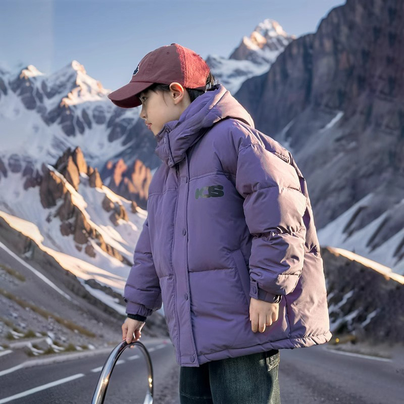 男童羽绒服冬季加厚外套秋冬款2024新款儿童冬装大童面包服YRW178