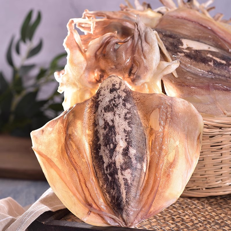 浙渔船新晒东海墨鱼干煲汤正宗天然日晒海鲜干货大号乌贼干目鱼干