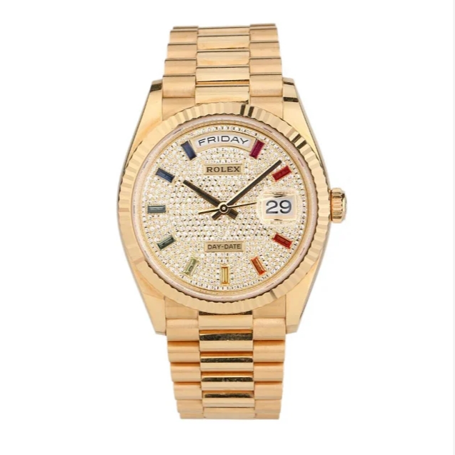 全新未使用 Rolex/劳力士 礼尚往来24年128238满天星男表F8033