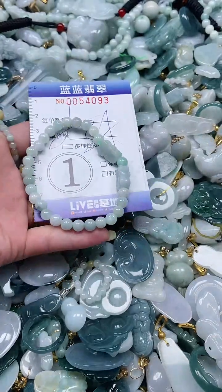【闪购商品】翡翠颈饰未镶嵌闪购0054093多样性发其一