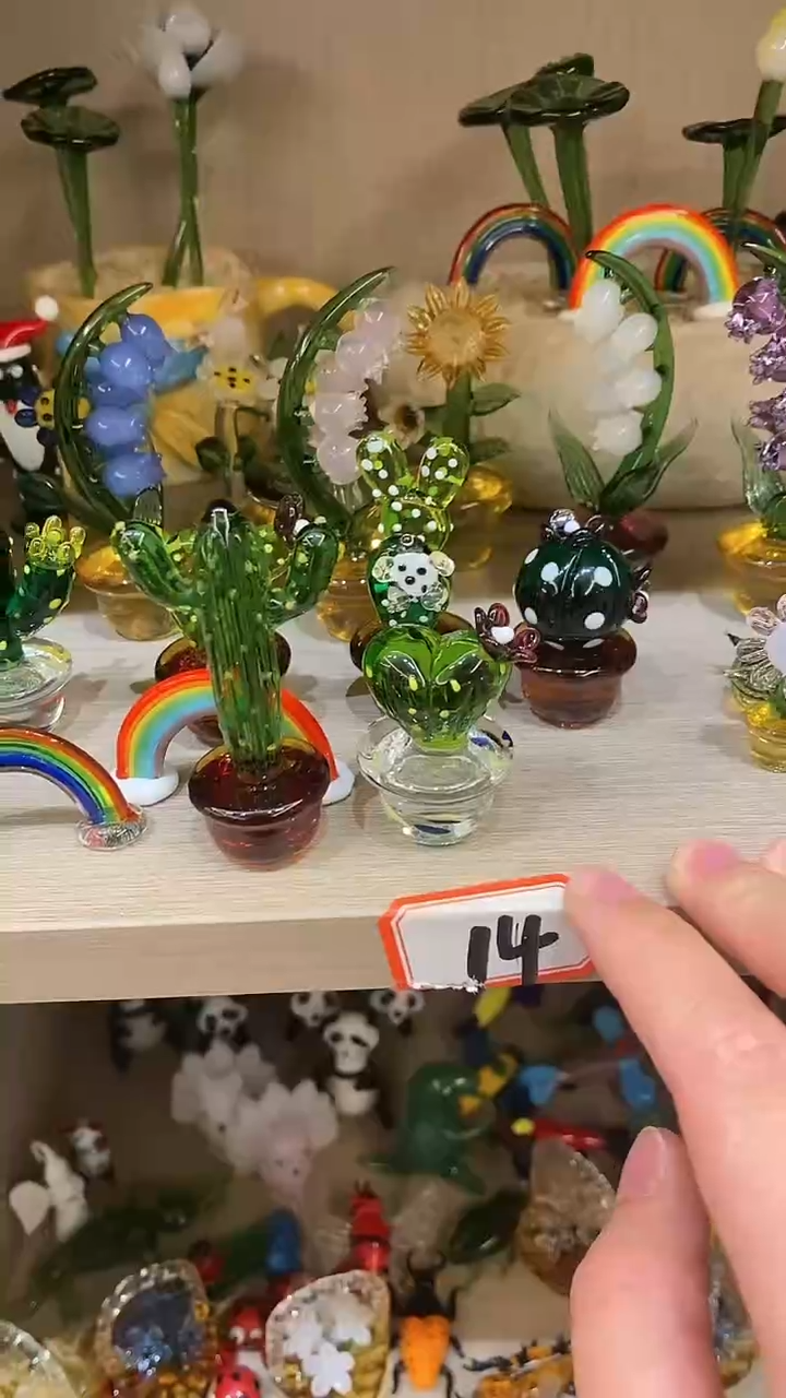 【闪购商品】瓷摆件2个小盆栽370