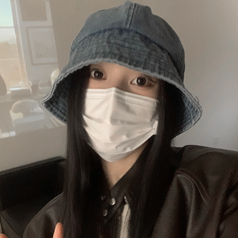 渔夫帽大头围秋冬女氛围感百搭显脸小水桶帽ins风韩版盆帽高级感