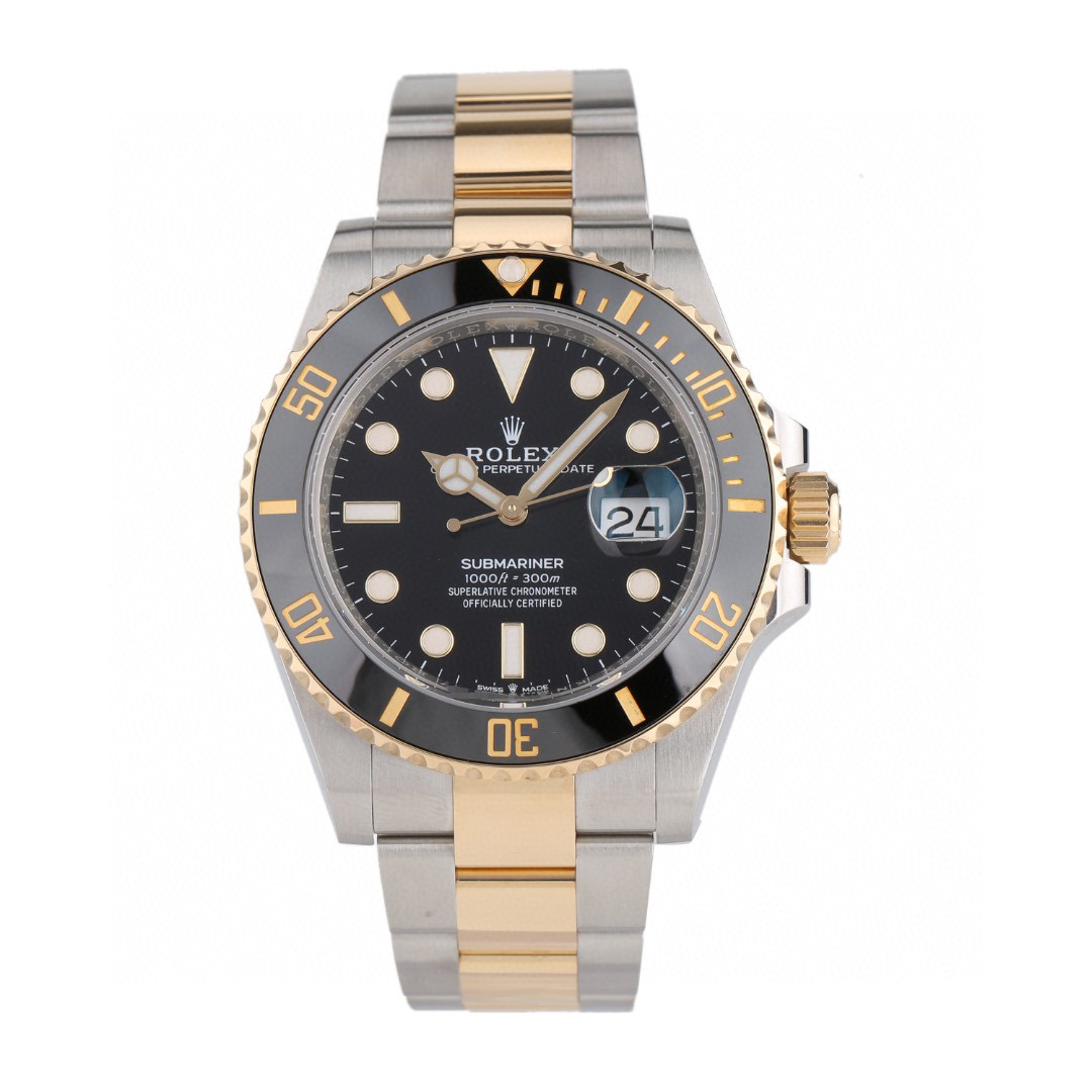 99新 Rolex/劳力士 间金黑126613/41mm/2023.3.7全套