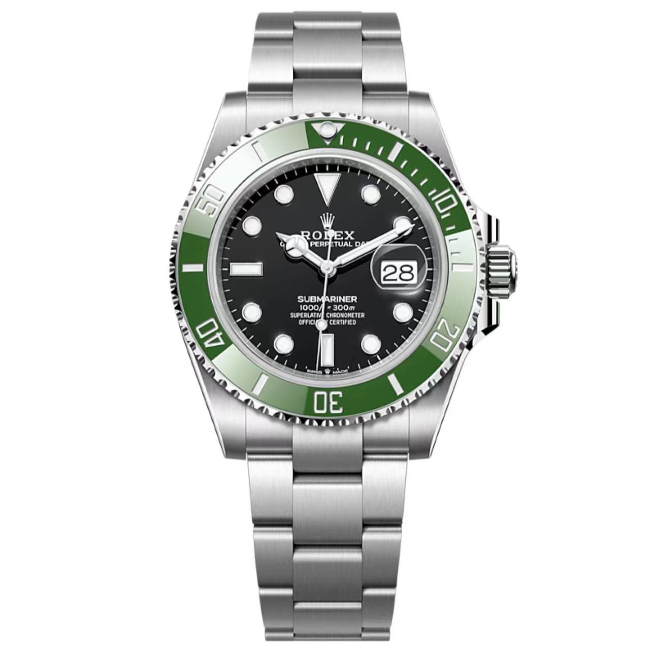 99新 Rolex/劳力士 126610绿水鬼/41mm/2024.9.27全套