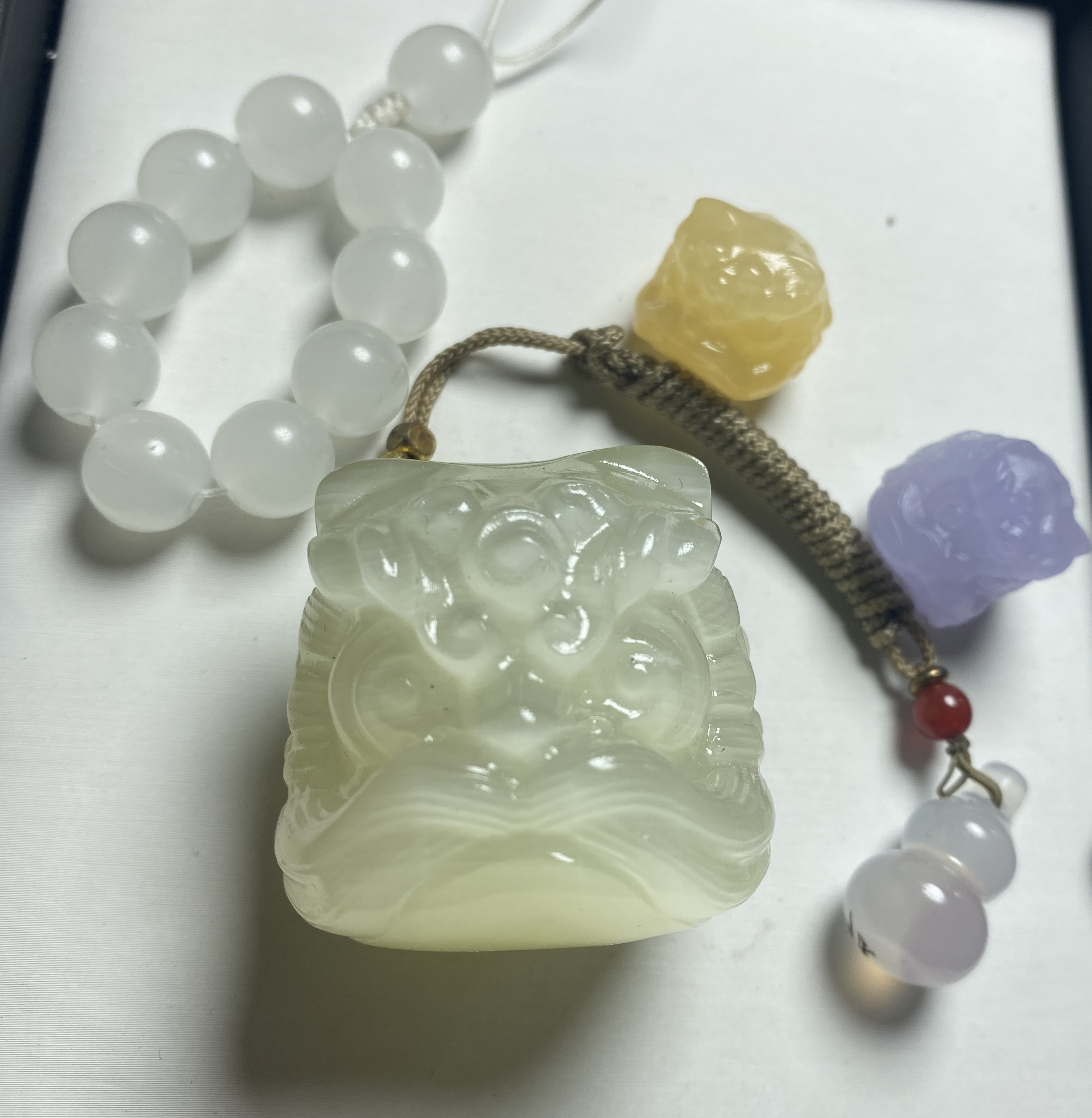 国潮醒狮手把件/可作车挂件/手把件/礼物