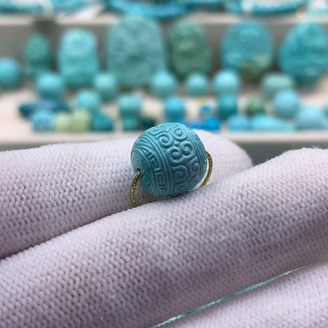 绿松石珠宝奇石未镶嵌11.4