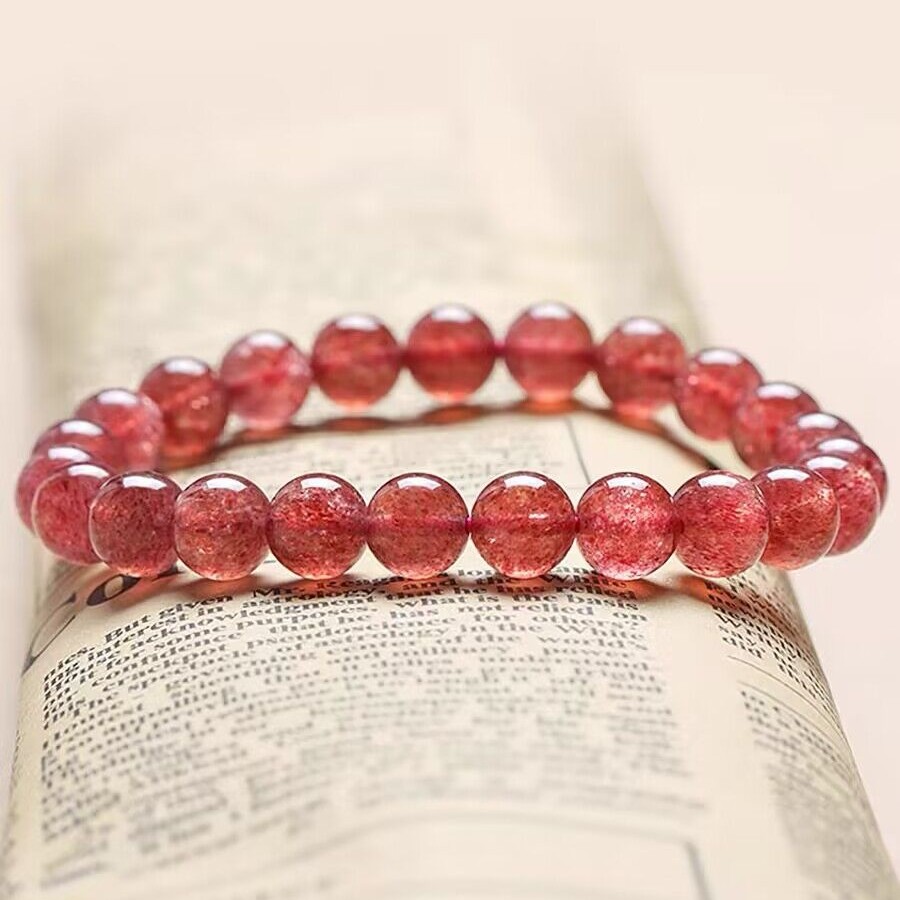 8-9MM草莓晶手链