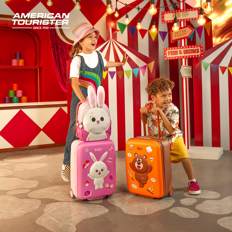 美旅箱包美旅儿童行李箱轻便拉杆箱兔子旅行箱QW9 17英寸