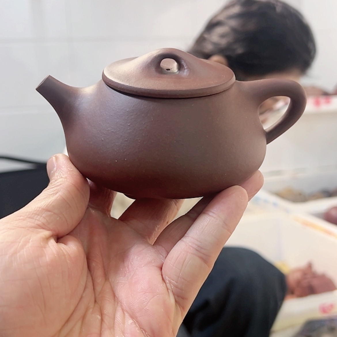 【闪购商品】紫砂石瓢保手工二百毫升瑕疵