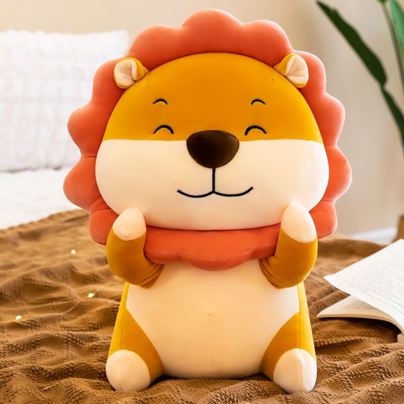 可爱小狮子公仔毛绒玩具布娃娃儿童玩偶超萌太阳猪猪床上睡觉抱着