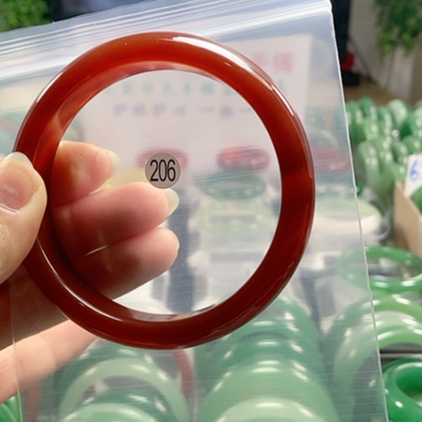 【闪购商品】玛瑙/玉髓手镯未镶嵌研*265