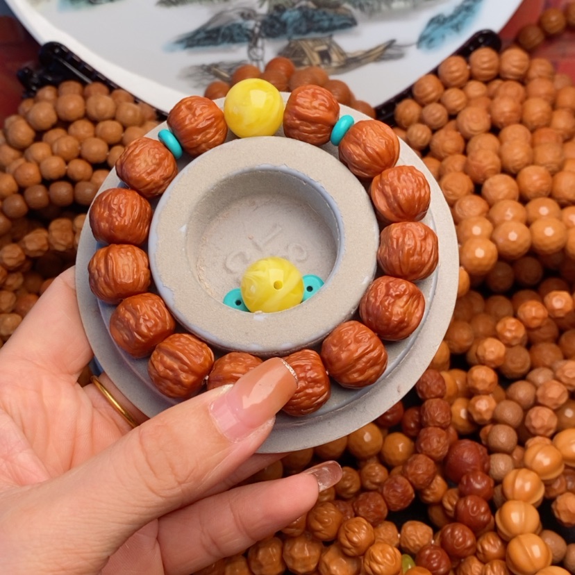 【闪购商品】猴头核桃手串老*大蛤蟆自玩