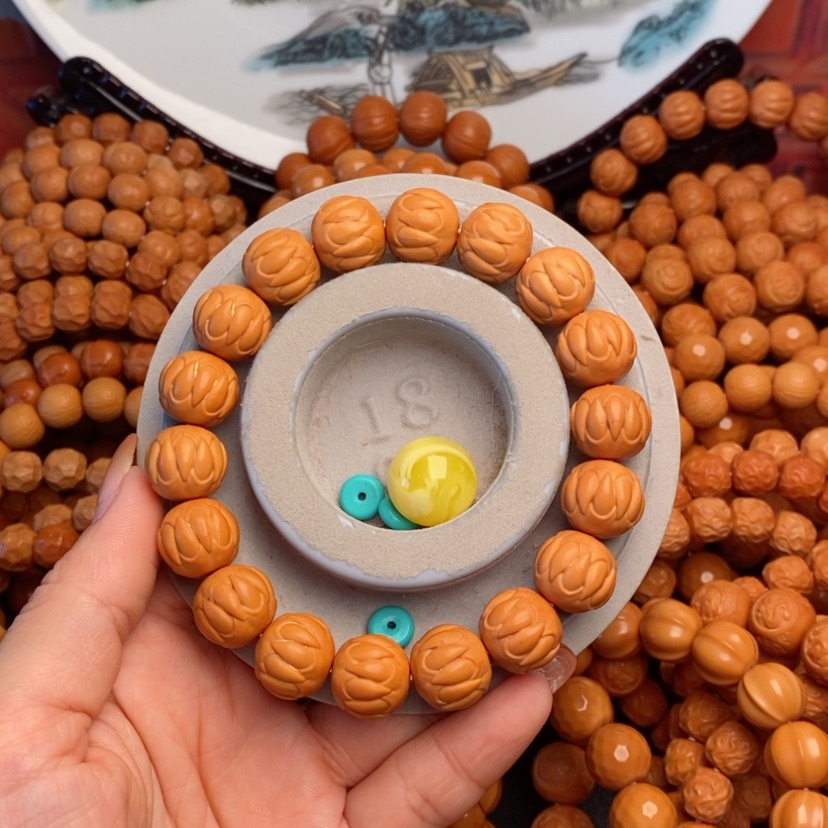【闪购商品】猴头核桃手串小*美大吞噬14