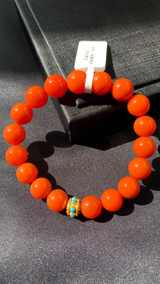 南红手串26.5g9.6mmAA1127