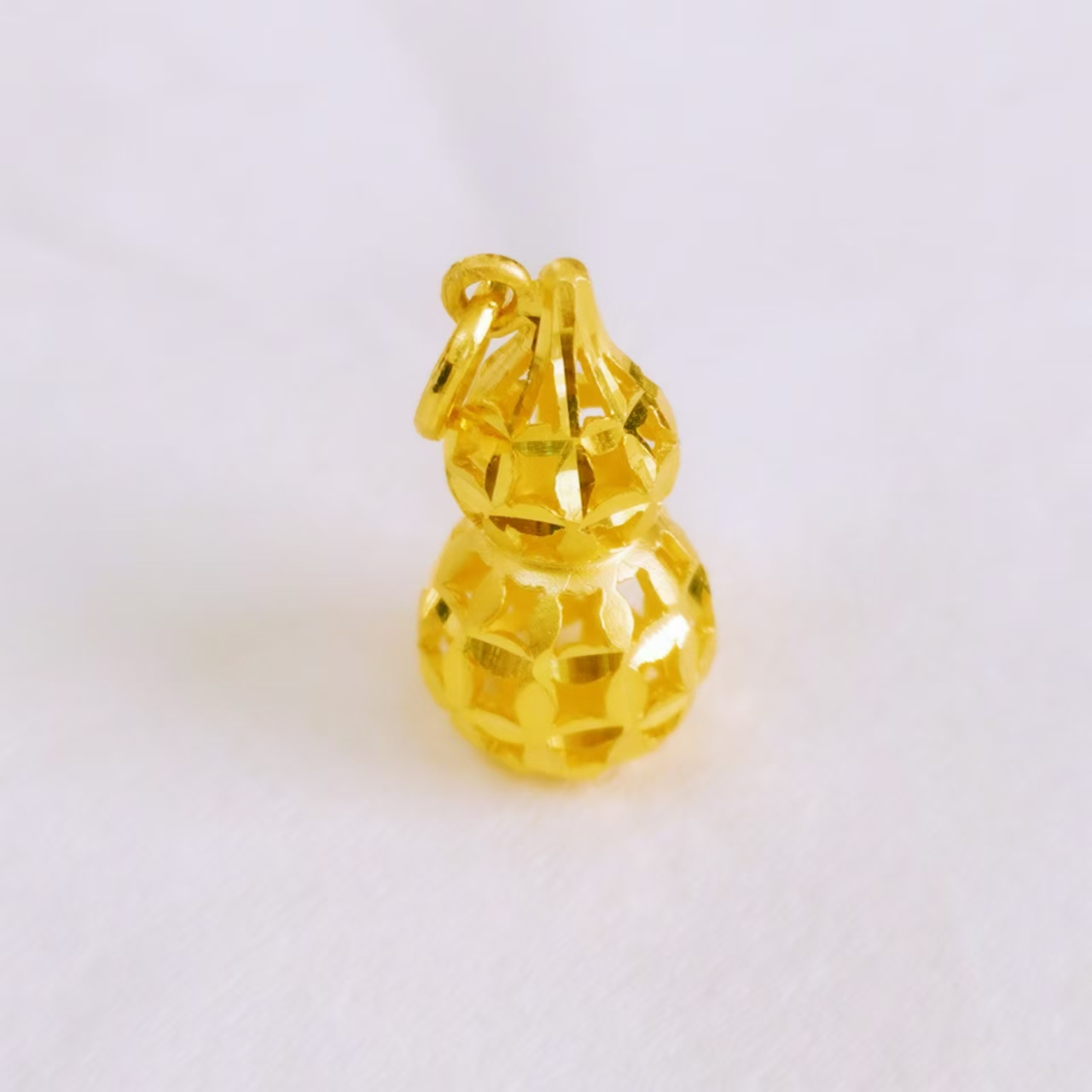 【富远黄金】足金镂空葫芦FYHD050245