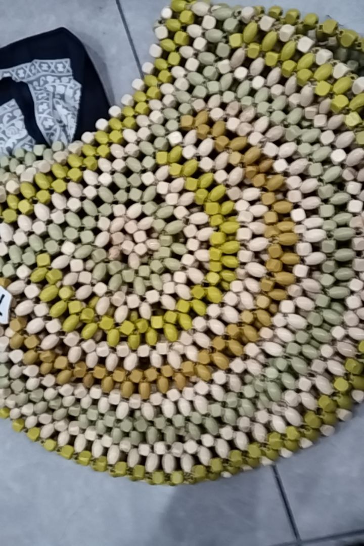 蕾丝玉米草包编织包单肩时尚