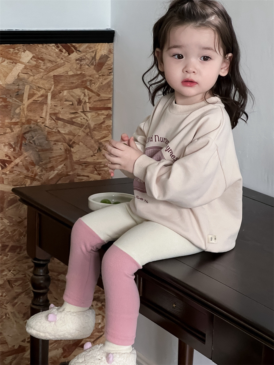 【Ponyo】秋·可爱女宝外出服套装女宝宝春秋装休闲卫衣打底裤两件套