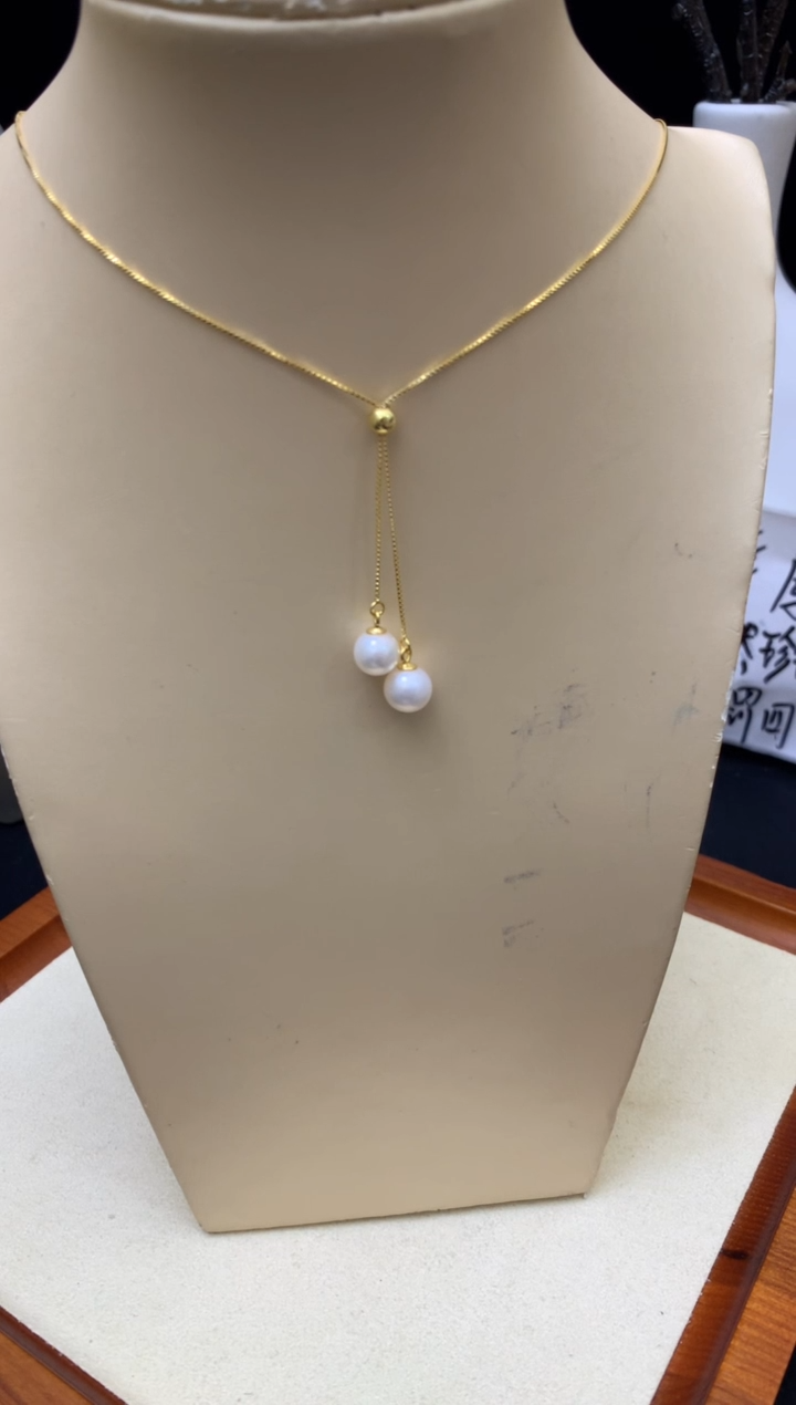 【闪购商品】淡水珍珠颈饰未镶嵌项链
