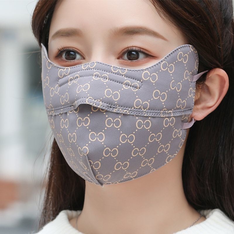 3D护眼角口罩女秋冬季保暖加大露鼻透气加厚防寒保暖显瘦立体面罩