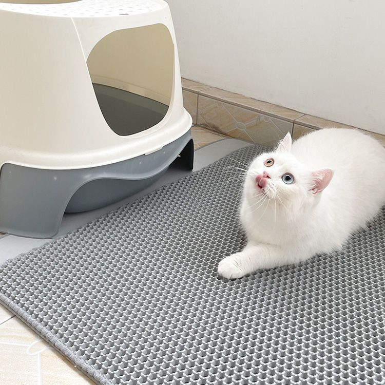 猫砂垫防带出大号双层过滤防外溅猫砂盆垫猫厕所防溅落漏控砂垫子