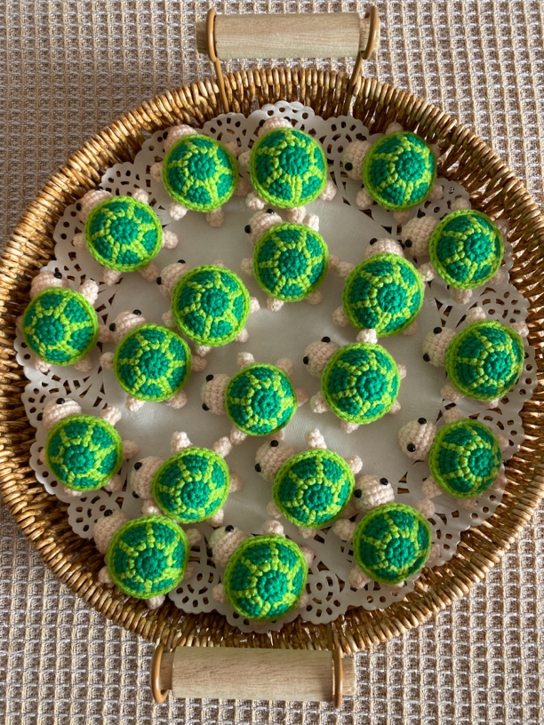 纯手工毛线钩织单品链接手工作品，默认微瑕