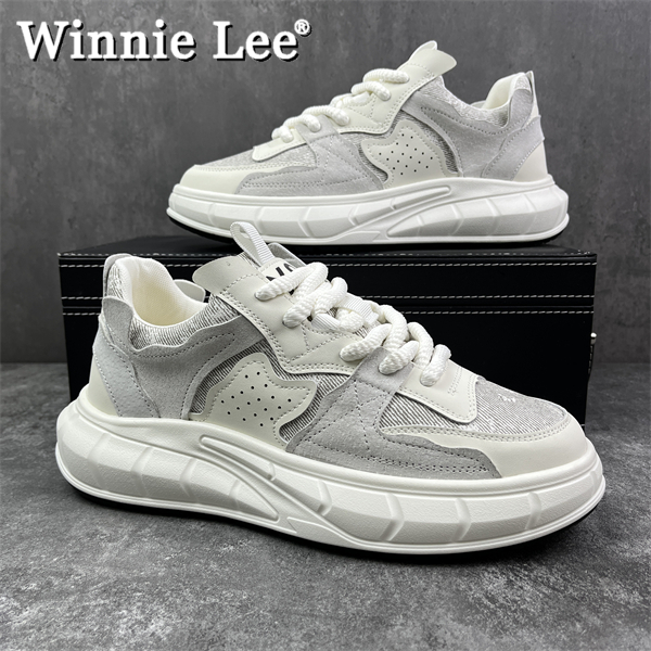 Winnie Lee运动休闲鞋百搭轻便秋季新款潮鞋软底网红潮流爆款男鞋