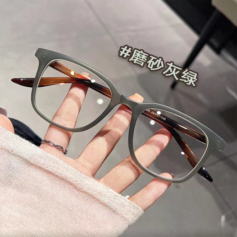 网红超轻老花镜女素颜百搭磨砂全框高清防蓝光树脂片中老年老光镜