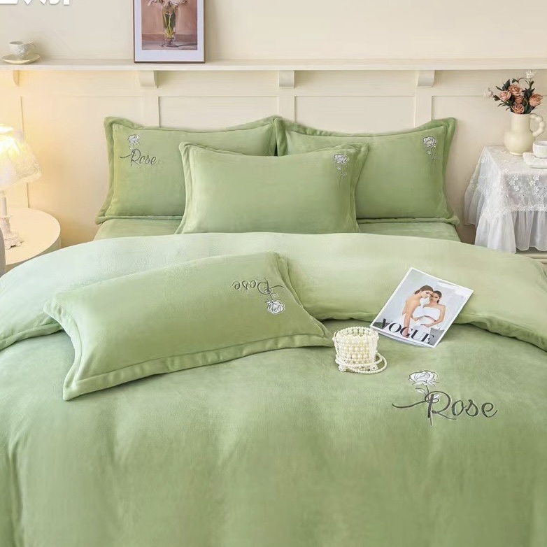 高克重加绒四件套