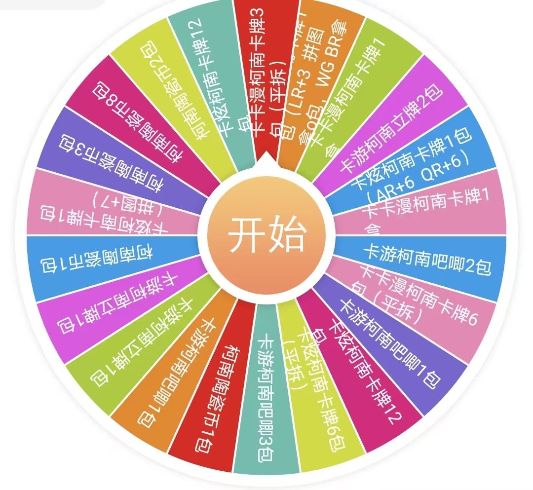 【大转盘】ip《名侦探柯南》大转盘卡牌/吧唧盲盒（代拆）