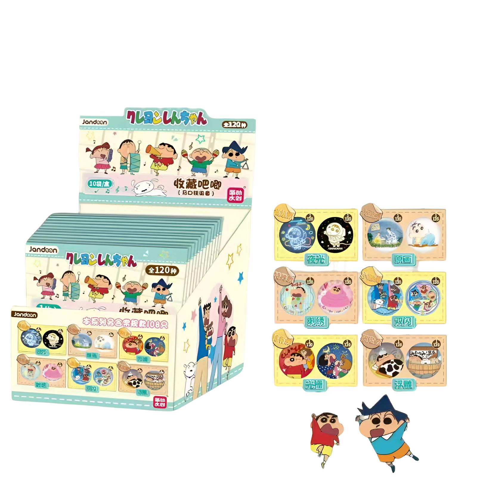 【拆包】简动文创《蜡笔小新》收藏徽章吧唧盲盒 （代拆）