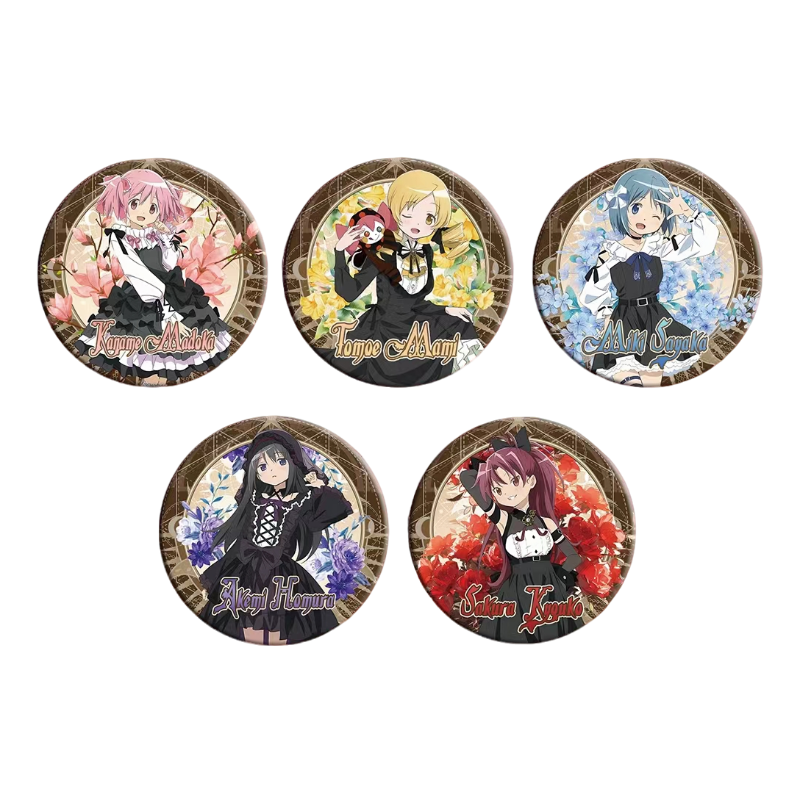 【拆包】二创《魔法少女小圆》银葱圆形吧唧盲盒（代拆）