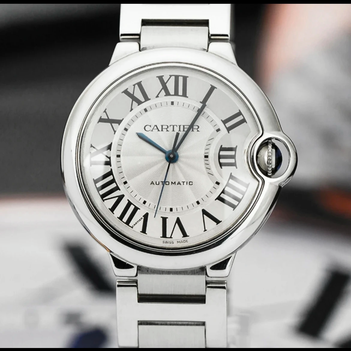 99新 Cartier/卡地亚 蓝气球系列W6920071 33精钢 机械 女款 全套