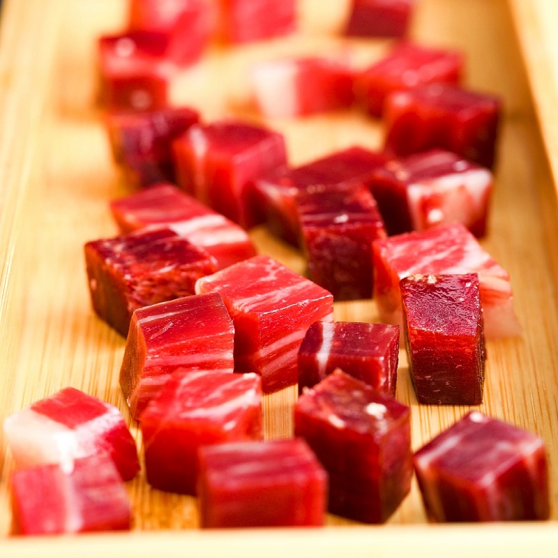 黑标后腿肉丁4包  西班牙进口伊比利亚火腿丁即食25g*4包