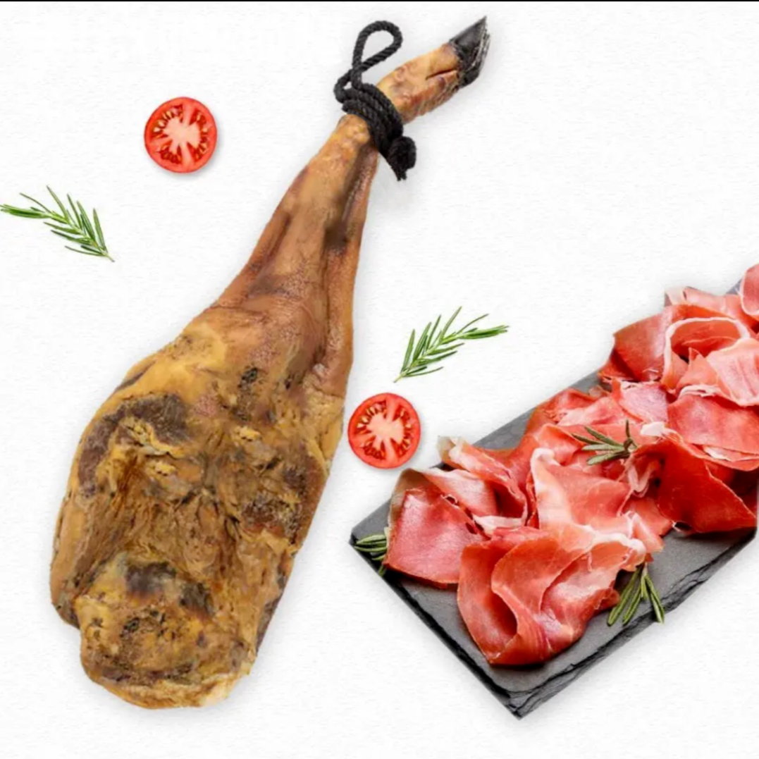 （前腿）西班牙火腿进口黑猪黑蹄前腿生吃即食8-10斤