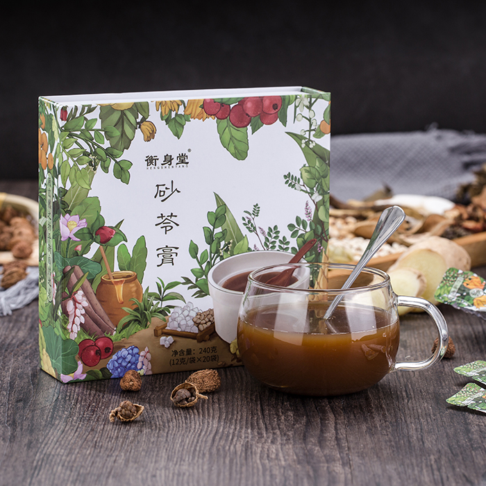 【砂苓膏】月周期 春砂茯苓山药内金15种浓缩膏饮便携 12克/袋*20袋