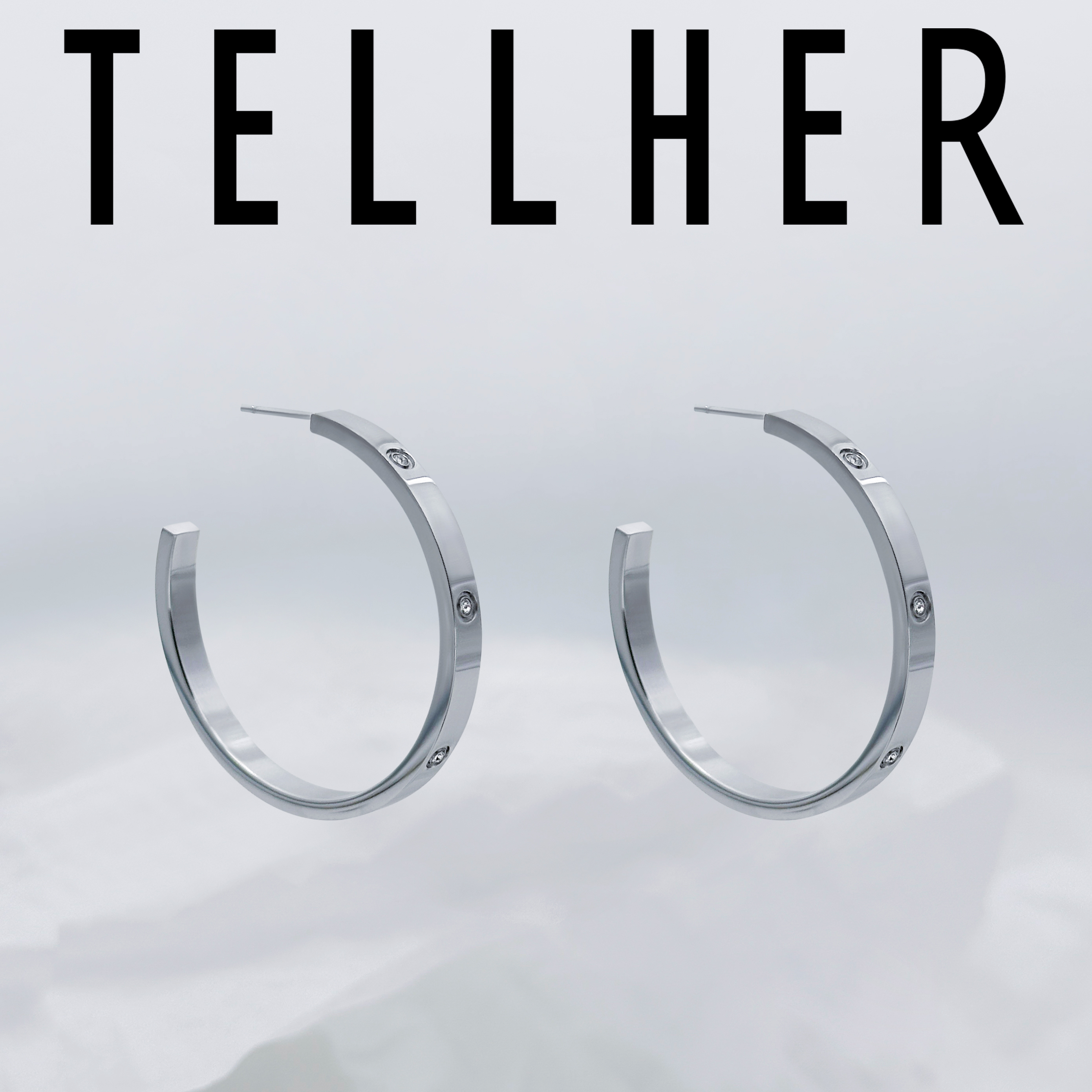 钛钢耳饰 她盒子/ Ins风 小众 简约 百搭 气质 经典 耳环 11H011