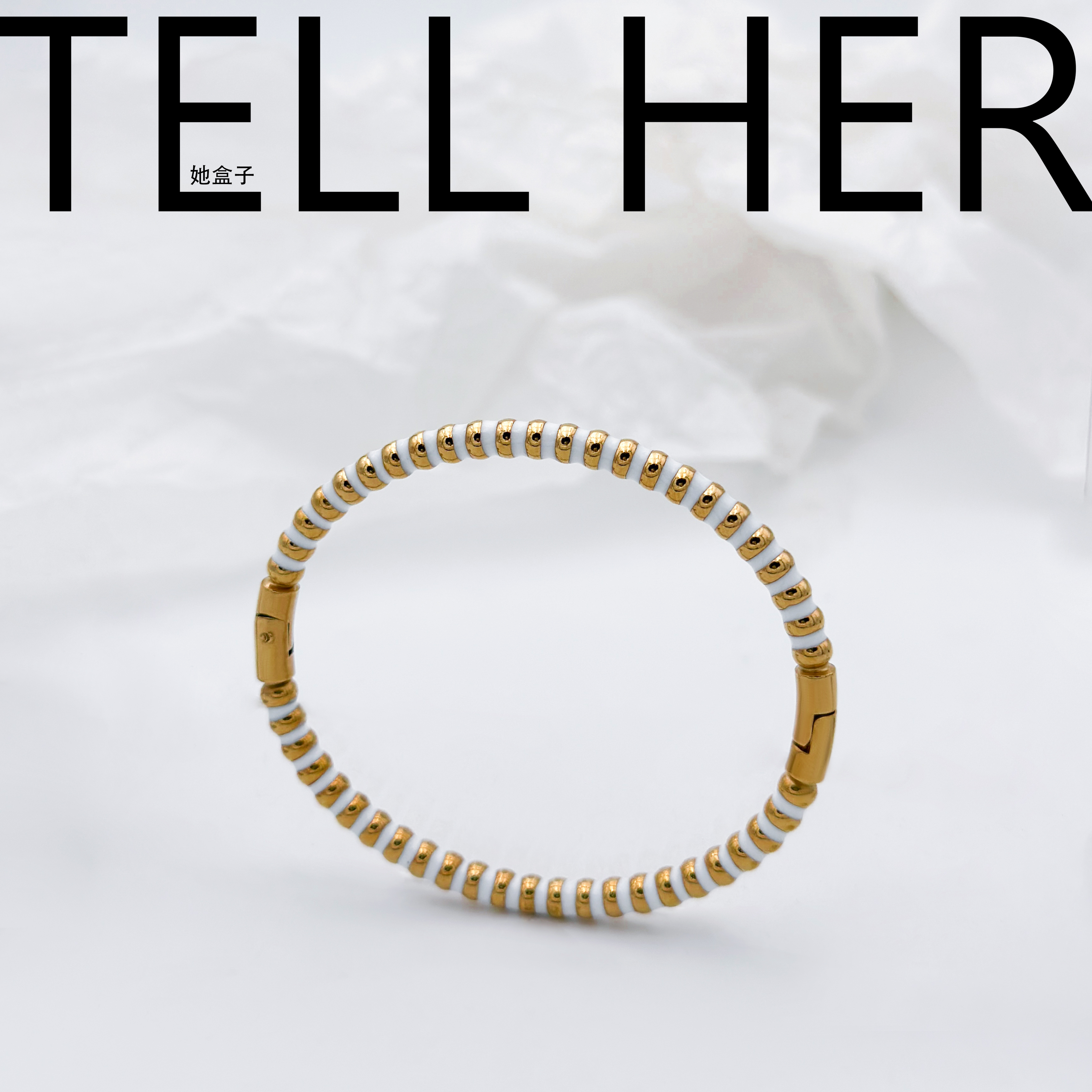 钛钢手镯 《可可》 她盒子/Ins风 时尚 简约  小众 百搭 手镯 9S003