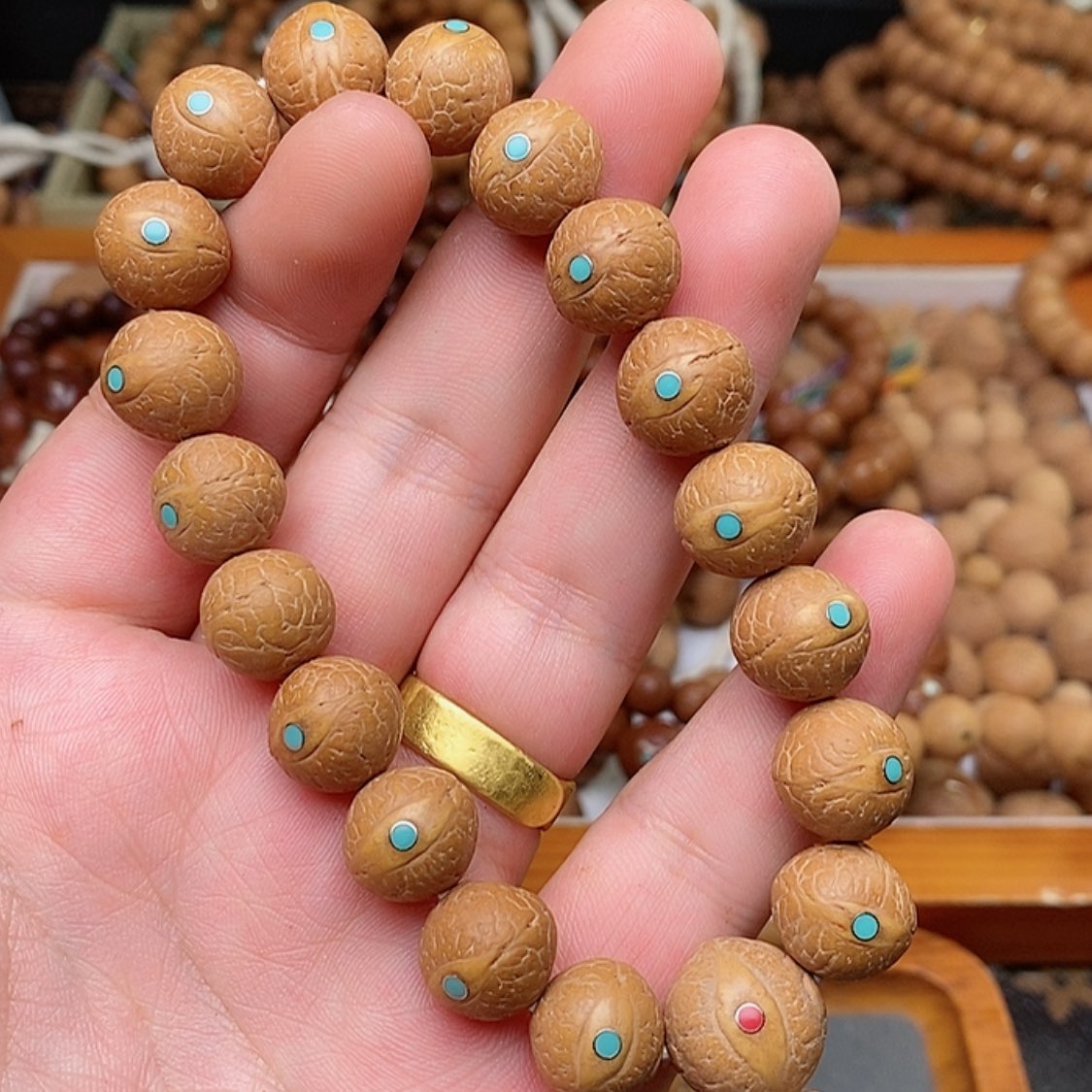 【闪购商品】凤眼菩提手串尺寸13.5