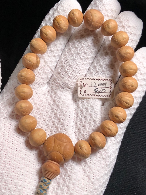 12mm（龙璟）纯实心平眼尼泊尔小凤眼菩提手持