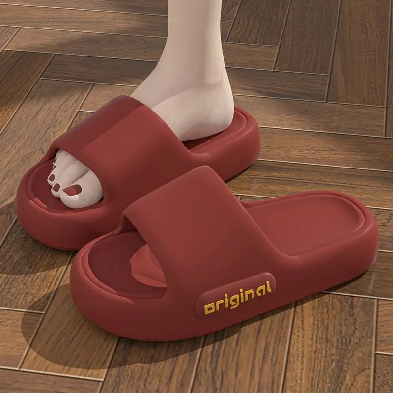 软底网红ins厚底2025新款夏季浴室防滑专用夏天时尚家庭客人拖鞋