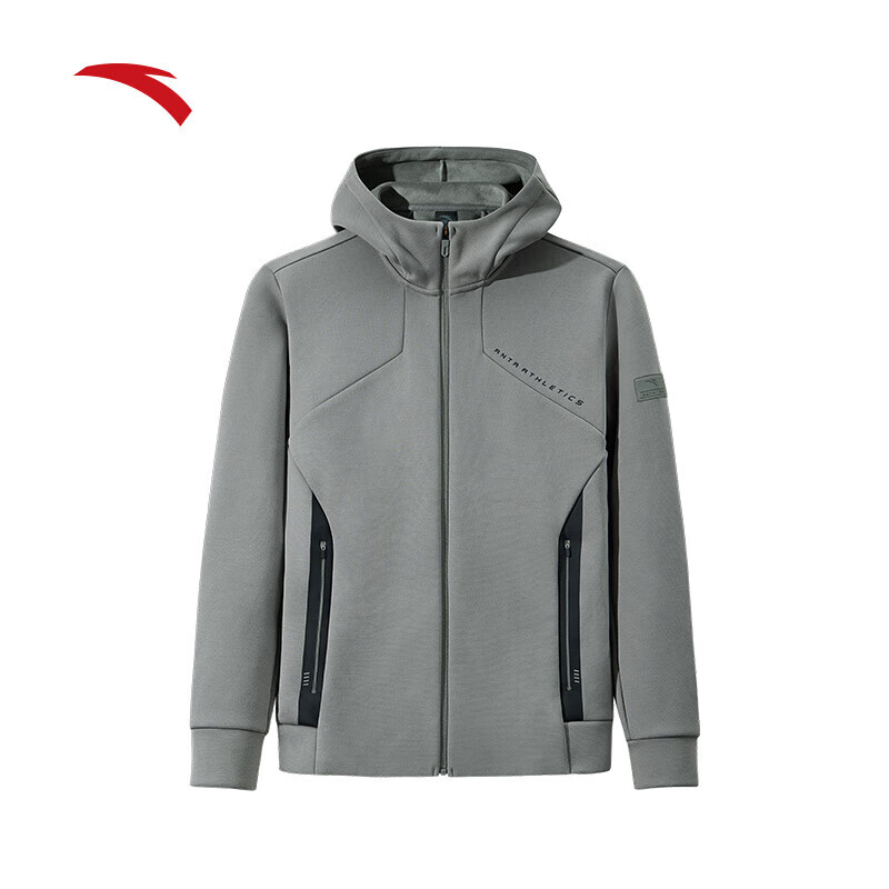 ANTA/安踏透气运动外套男春季新款跑步连帽运动服上衣/152447723N