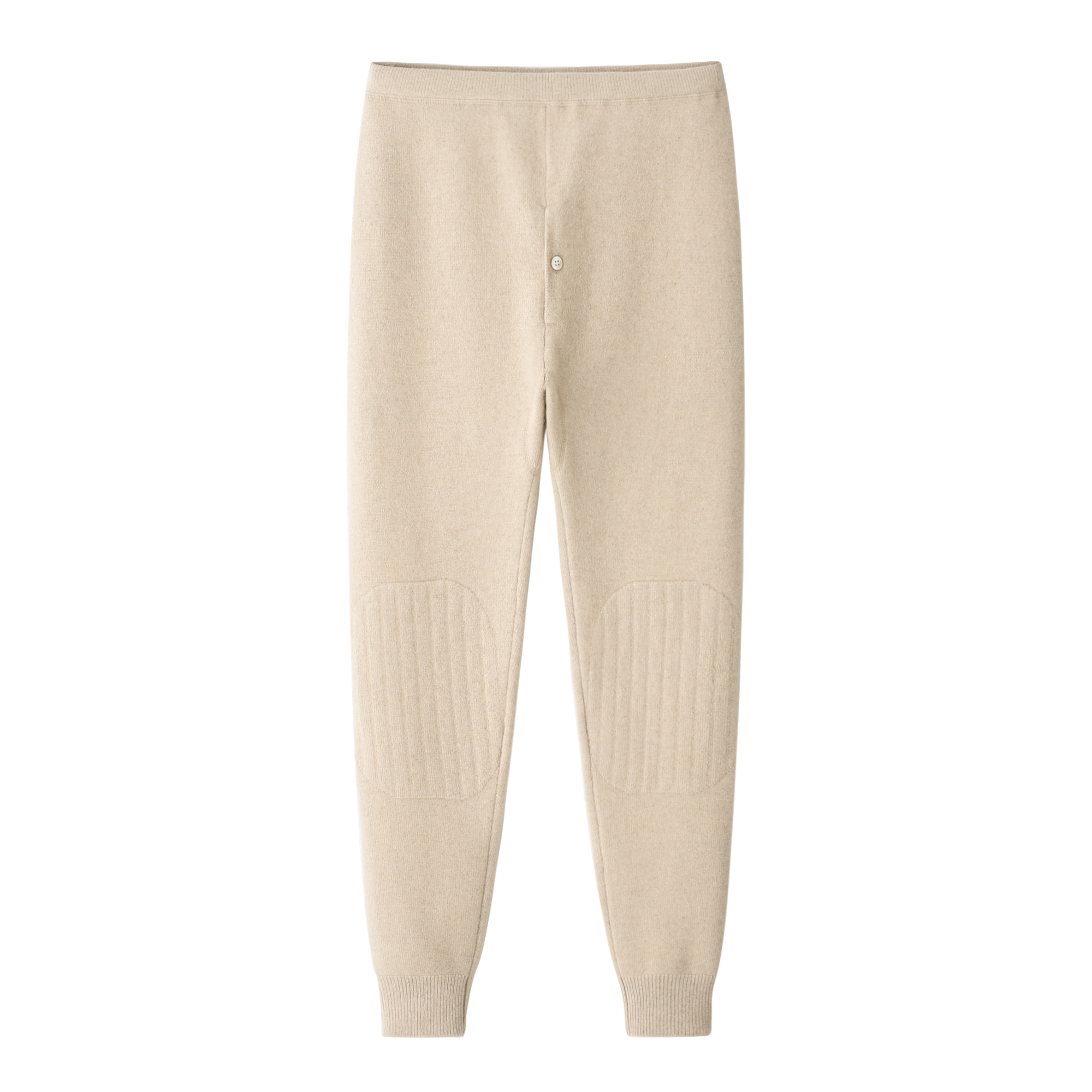 护腰护膝加厚高腰男裤100山羊绒针织加厚男士打底裤秋冬内穿高腰