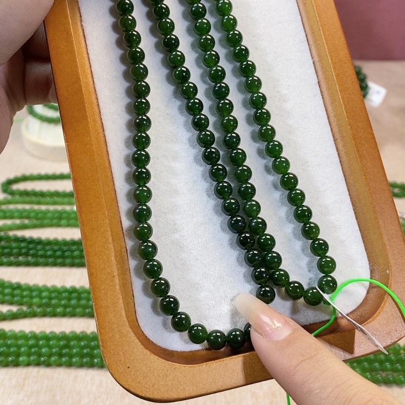 【闪购商品】和田玉（碧玉）颈饰未镶嵌6