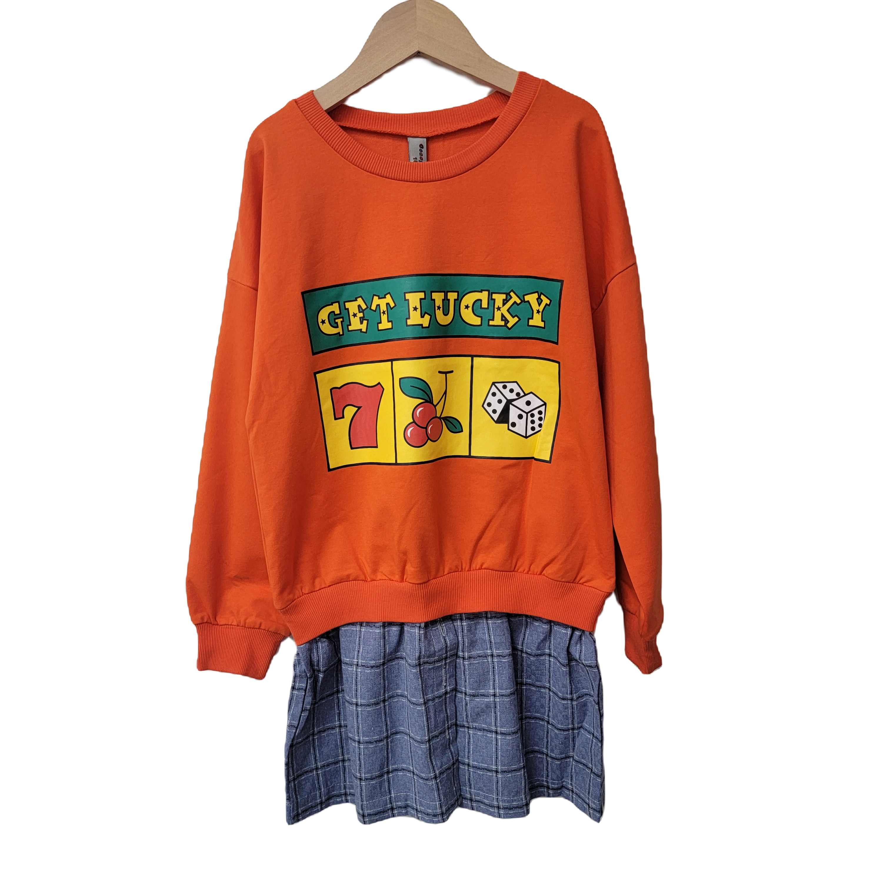 女童春秋季薄款长袖卫衣裙ZY079(A11-4)