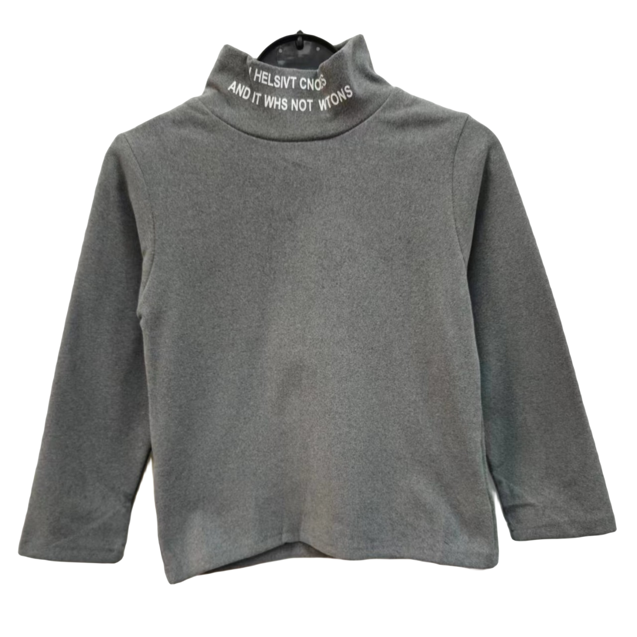 童装秋冬纯色打底长袖T恤新款时髦休闲上衣XP038(2B0-8)