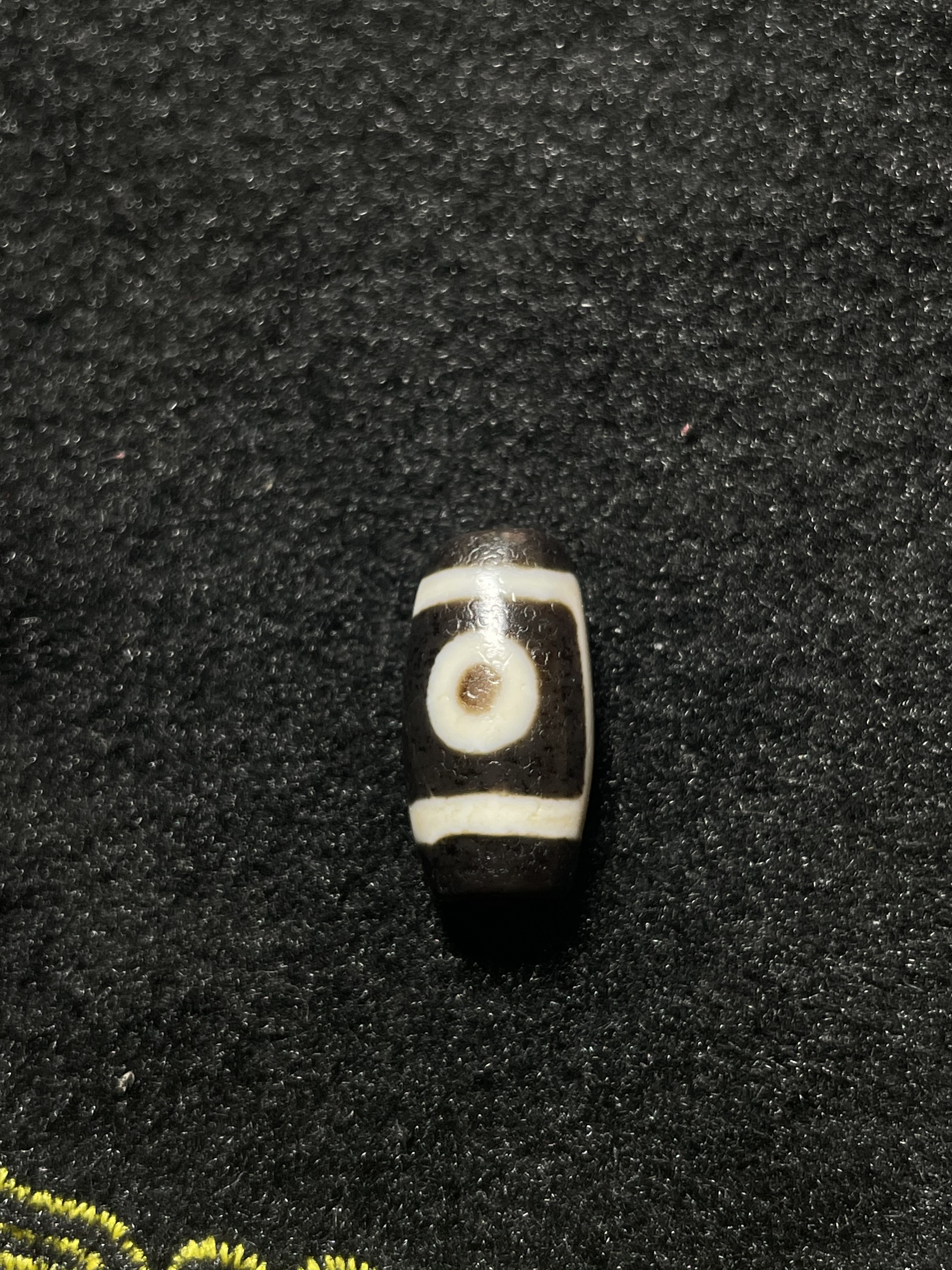 台珠聚缘博古桶珠地门二眼吊坠