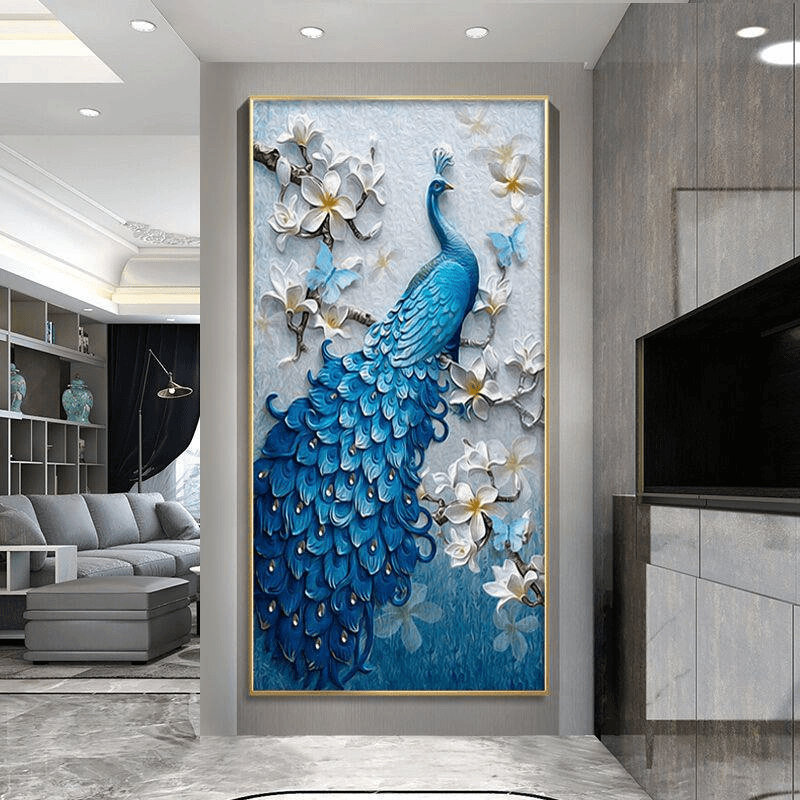 玄关装饰画现代简约金框客厅艺术立体感壁画走廊轻奢立体设计挂画